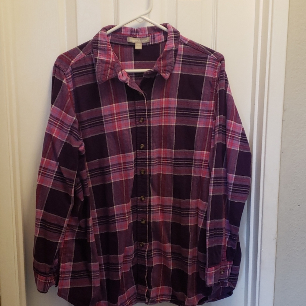 Purple Woman Within Flannel L (18-20)